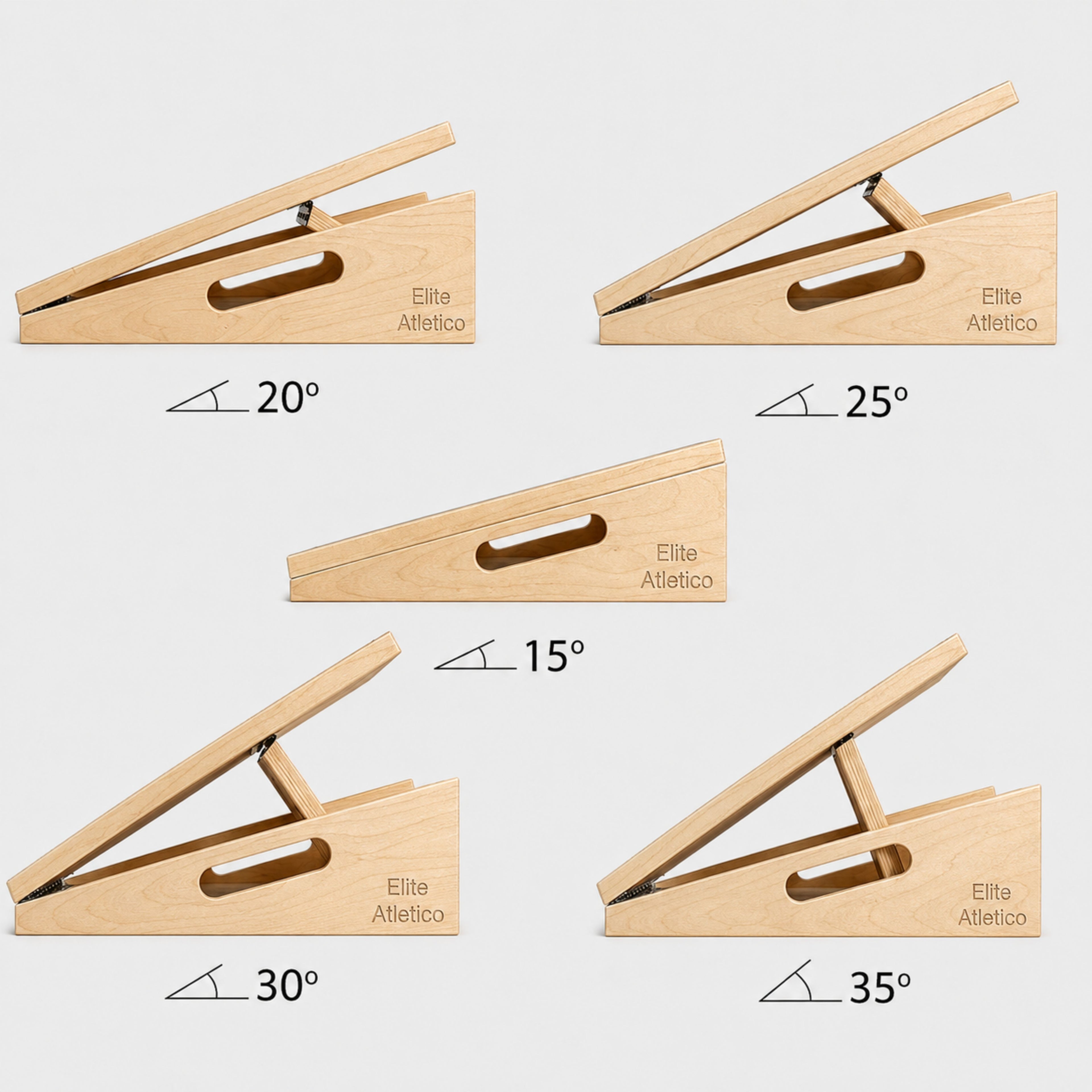 Wooden Slant Board — Adjustable Calf Stretcher