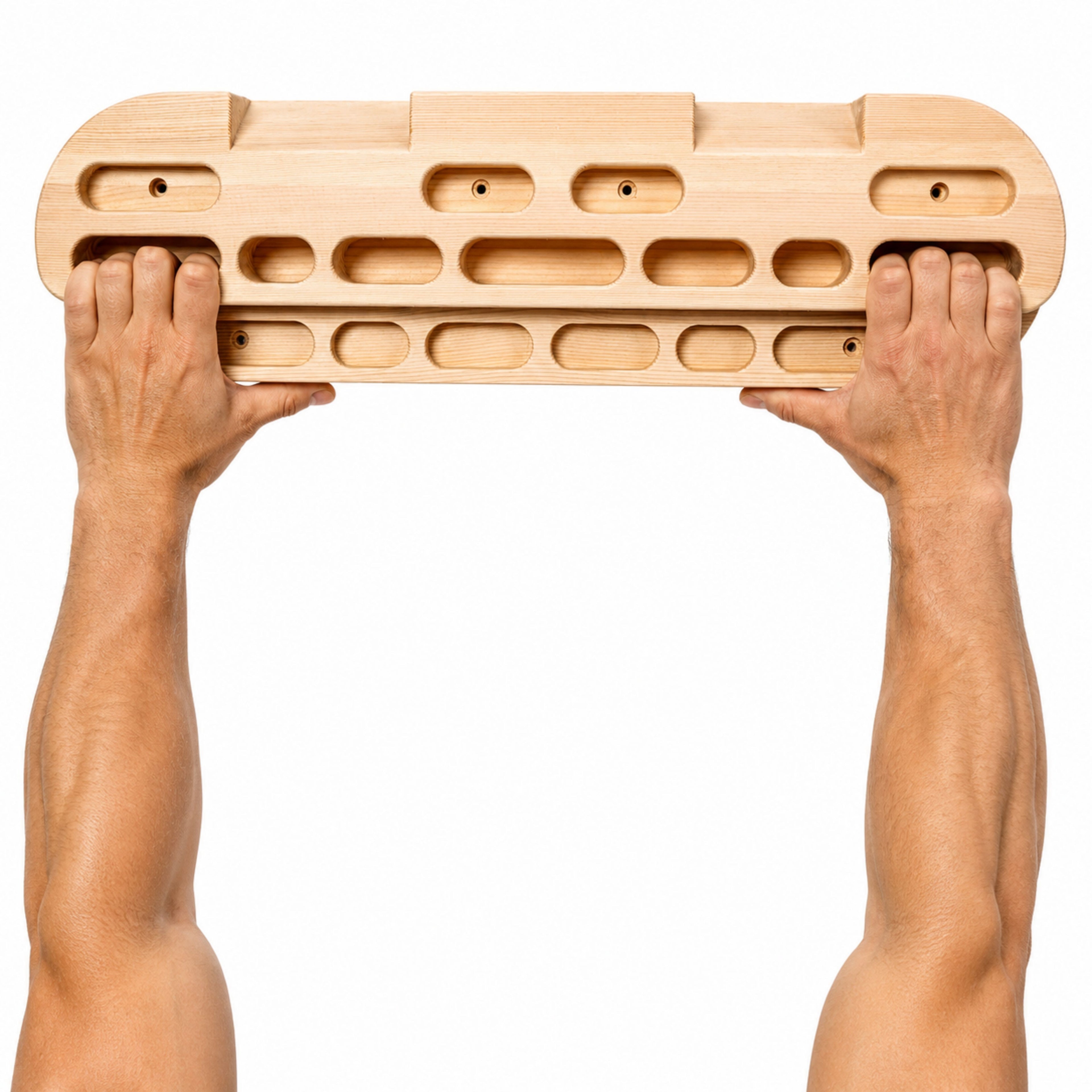 Wooden Climbing Hangboard & Fingerboard Grip Trainer